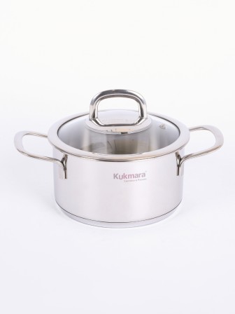 Кастрюля Kukmara Safia SF-CA1516G, 1,5 л, нержавеющая сталь