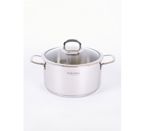 Кастрюля Kukmara Safia SF-CA4022G, 4 л, нержавеющая сталь Кастрюля Kukmara Safia SF-CA4022G, 4 л, нержавеющая сталь