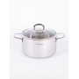 Кастрюля нерж. SAFIA SF-CA4022G 4л, d22см, стекл.крышка