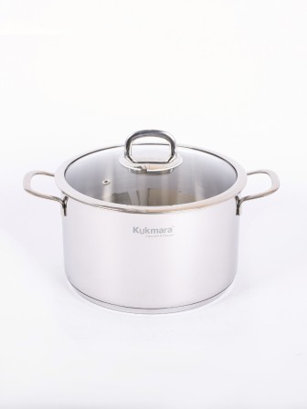 Кастрюля Kukmara Safia SF-CA6024G, 6 л, нержавеющая сталь
