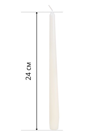 Свеча античная слоновая кость