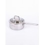 Ковш нерж. SAFIA SF-LDL1216G 1,2л, d16см, стекл.крышка