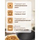 Казан со стеклянной крышкой Kukmara Granit ultra кго37а, 3,5 л, антипригарное покрытие