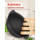 Казан со стеклянной крышкой Kukmara Granit ultra кго37а, 3,5 л, антипригарное покрытие