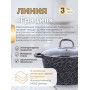 Кастрюля Грация (черный/серебро) кчс35а 3,5л,стекл.крышка