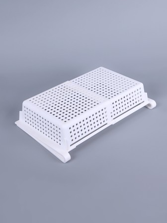 Органайзер "Лофт" для холодильника раздвижной (белый)