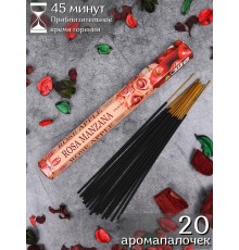Благовония HEM, шестигранники, Яблоко Роза (Apple Rose) 