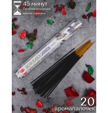 Благовония HEM, шестигранники, Белый шалфей Лаванда (White sage Lavender)
