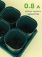 Набор горшков для рассады М8237 8шт, 0,8л, поддон Альтернатива
