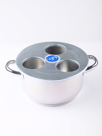 Стерилизатор для банок 3х местный d66