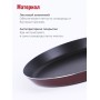 Блинница Scovo Expert СЭ-039, 22см, без крышки, бордовый