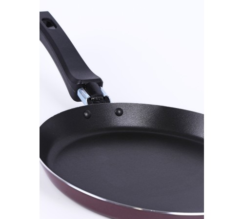 Блинница Scovo Expert СЭ-039, 22см, без крышки, бордовый