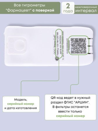 Гигрометр "Фармацевт" ТМФЦ-100 