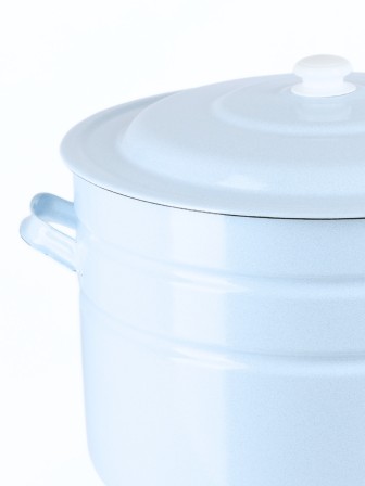 Бак эмалированный 40 л без деколи С-2840П2/Рб Белый рябчик