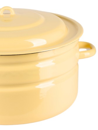 Бак эмалированный 18 л без деколи С-28261/Км Кремовый