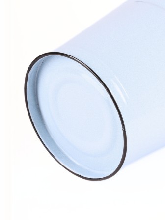 Ведро 12л 1224/4Рб Фруктовая фантазия с крышкой - голубой