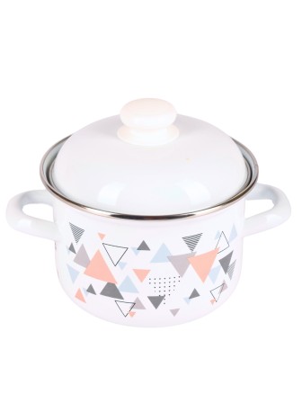 Кастрюля 1,5л С-1608АП2/4 Треугольники