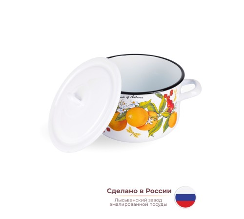 Кастрюля 2,9л С-16111/4Э Фруктовая фантазия Кастрюля 2,9л С-16111/4Э Фруктовая фантазия