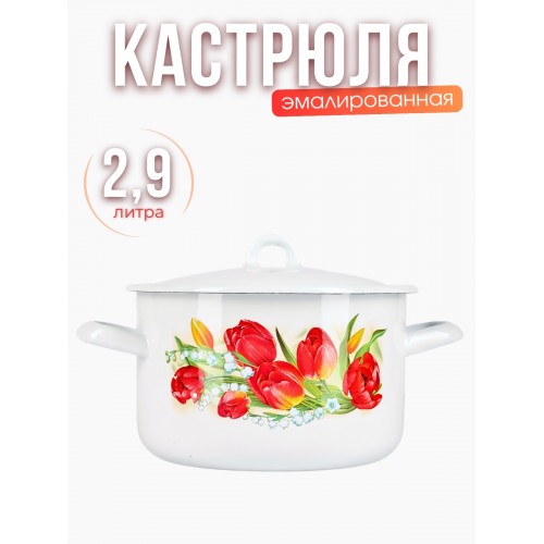 Кастрюля 2,9л С-16111/4Э Ласковый май