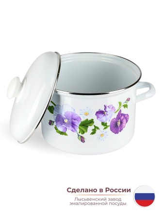 Кастрюля 3л C-1612АП2/4 Анютины глазки