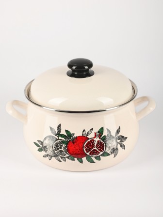 Кастрюля 3л С-3912АП2/4Жм Цвет Граната