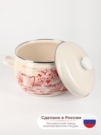 Кастрюля 3,5л С-4213АП2/4Жм Летний этюд