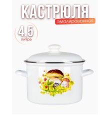 Кастрюля 4,5л C-1615АП2/4 Грибная поляна