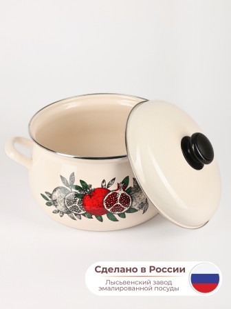 Кастрюля 4,5л С-3915АП2/4Жм Цвет Граната