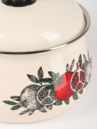 Кастрюля 4,5л С-3915АП2/4Жм Цвет Граната