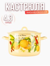 Кастрюля 4,3л С-16141/4КмЭ Фруктовая фантазия