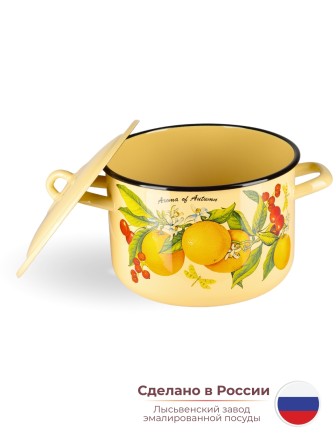 Кастрюля 4,3л С-16141/4КмЭ Фруктовая фантазия
