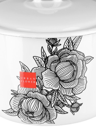 Кастрюля 4,3л С-16141/4Э Urban flower