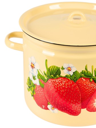 Кастрюля 9л С-1621/4Км Сочная клубника