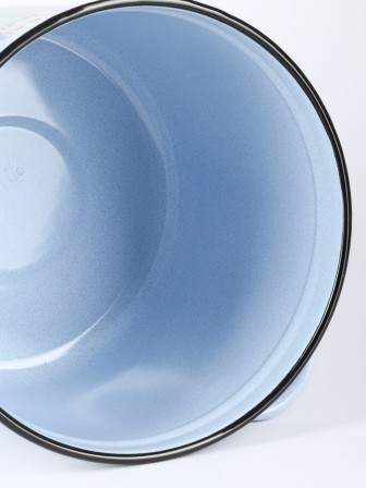 Кастрюля 12л С-1624/4Рб Фруктовая фантазия голубая, с крышкой