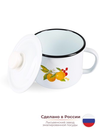 Кружка с крышкой 1л С-0207П2/4Э Фруктовая фантазия