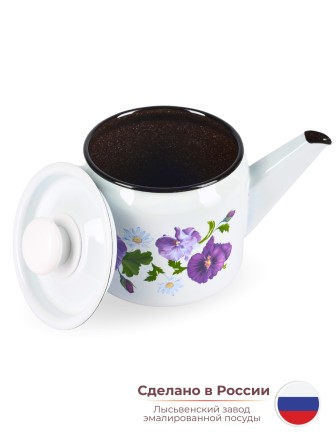 Чайник 1л С-2707П2/4Рч Анютины глазки