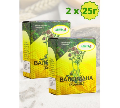 Фитосбор Авита Валериана (корень) 25 г х 2 шт Фитосбор Авита Валериана (корень) 25 г х 2 шт