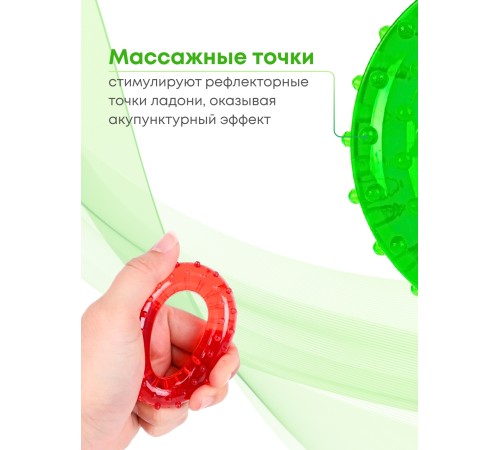 Массажер ЭСПАНДЕР ДЕТСКИЙ ЗЕЛЕНЫЙ кистевой