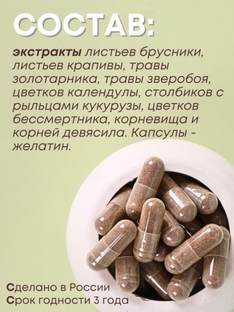 БАД Фитолекс для печени с бессметником и девясилом, 60 капс.