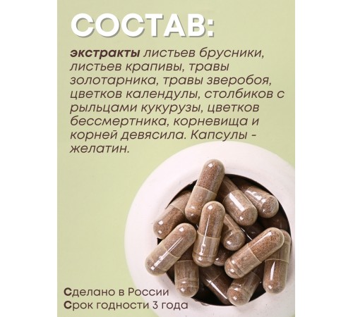 БАД Фитолекс для печени с бессметником и девясилом, 60 капс.