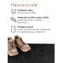 Коврик резиновый VORTEX 22463, Клен 40 х 60 см, черный 