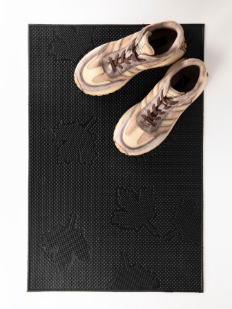 Коврик резиновый VORTEX 22463, Клен 40 х 60 см, черный 