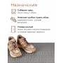 Коврик придверный VORTEX 22390 City, 40 х 60 см, серый