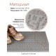 Коврик придверный VORTEX 22390 City, 40 х 60 см, серый