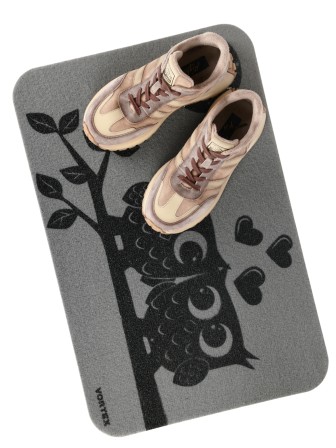 Коврик придверный VORTEX 24254 Под луной (Совята) 24254, 40 х 60 см, без подложки