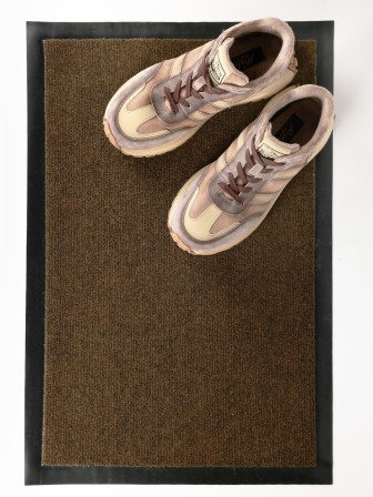 Коврик влаговпитывающий ребристый VORTEX 24188 TRIP 40 х 60 см, коричневый