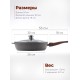 Сковорода Premium (mokko) с030902 30см,съемн.ручка,стек.крышка