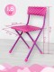 Стул детский Ника СТУ3/8 "Горошек на розовом" (розовый, белый горошек) 