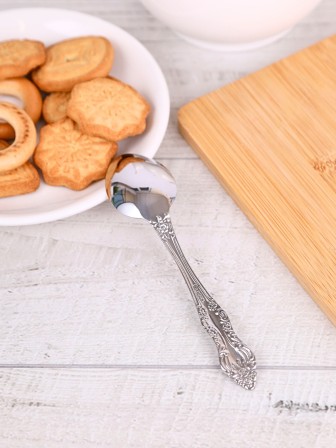 Ложка чайная М-3 Тройка СЧ-60/57 без рисунка, 6 шт