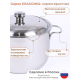 Кастрюля Амет Классика 5л 1с395 с металлической крышкой, прутковая ручка